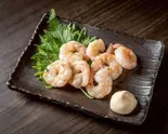 小えび塩焼き Salt Grilled Shrimp（鉄板居酒屋 粉武士）