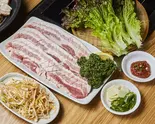 サムギョプサルセット Grilled Pork Belly Set(おんゆの家)