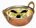 キーマ茄子カレー Keema Eggplant Curry（インドレストランカフェシラ）