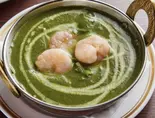 サグ海老カレー Sag Shrimp Curry（インドレストランカフェシラ）