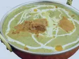 サグマトンカレー Sag Mutton Curry（インドレストランカフェシラ）