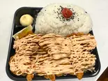 1キロメガ盛り明太子マヨ唐揚げ弁当 {ご飯600g 唐揚げ6個}（1キロメガ盛り唐揚げ弁当蒲田店）