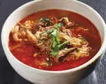 ユッケジャンスープ Yukgaejang Soup（厳選和牛焼肉希魅亭）