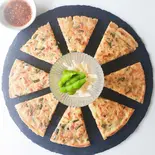 枝豆チーズチヂミ（冷麺とチヂミの店 면면(ミョンミョン)）