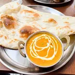 B.ナンカレーセット B.Nan Curry Set（HOT NAAN Nepali Indian Restaurant）