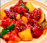 チキンチリ (Chicken Chili)(アナム本格インド料理)