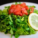 香菜(シャンサイ)サラダ（四川料理 笹華）