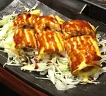 うなぎ玉子巻き（鉄板焼き屋のステーキ丼）