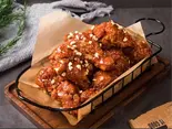 ヤンニョムチキン(大根ピクルス付)Yannyomu Chicken(10個)（KOC 韓国料理）