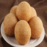 ごま団子揚げ sesame dumpling fried 2個（金星 ヴィーナス ビューティアサイーフルーツボウル Venus beauty Acai fruit-bowl 落合店）
