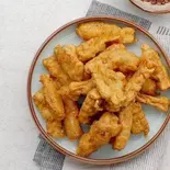台湾風エリンギ trumpet mushroom fried 揚げ（金星 ヴィーナス ビューティアサイーフルーツボウル Venus beauty Acai fruit-bowl 落合店）