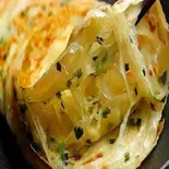 ネギ餅 葱油餅 green onion cake fried 1枚（金星 ヴィーナス ビューティアサイーフルーツボウル Venus beauty Acai fruit-bowl 落合店）