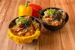 和風醤油セット(醤油オム玉唐揚げ丼+醤油唐揚げ丼)（オム玉唐揚げ丼 鶏爛漫 長居店）