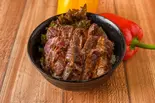 TVに取り上げられた!やわらか牛ハラミ丼(大盛牛ハラミ約150g)(ハラミとローストビーフとご飯 長居店)