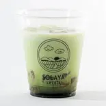 飲むわらびもちラテ(抹茶) matcha latte(SOLAYA SWEETS)