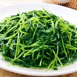 豆苗の炒め（満州園 新小岩店）