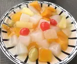 ミックスフルーツデザート450g入り(ルーローハン 専門店 lur rou fan Pork Rice 豚肉庵 butaniku an 北千住店)