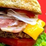 3代目ババンババンバーガー Hamburger with sauce of your choice（BABANBABANBURGER）