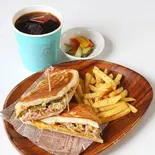 キューバサンドセット（HIBANA Cafe＆Bar）