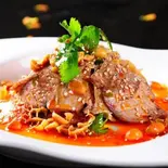 牛肉とハチノスの冷菜Beef and hachinosu cold dish夫妻肺片（澤園 JAKUEN）