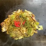 豚キムチ焼きそば（お好み焼きフジ）