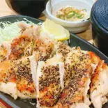 鶏ももの黒胡椒焼き定食（【定食弁当】松竹亭 清水店）