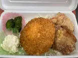 ハムエッグ＆からあげ2個弁当（からあげ専門店 鶏笑 上尾店）