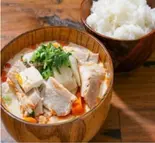 白胡麻豆乳豚汁定食（はなの舞 府中本町店）
