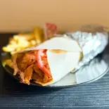 チキンラップ＆ポテトセット（スタンドケバブ HALAL）