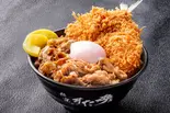 アジフライ合盛すた丼（伝説のすた丼屋 平野店）