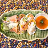 タイ風生春巻き(タイ料理と創作料理のお店トーンチャーン tairyouritosousakuryourinoomisetorngchang)