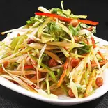 老虎菜/唐辛子と香菜の和え物（中華料理 阿里香）