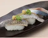 086】光り物三種（海鮮寿司めちゃんこ 博多駅筑紫口店）
