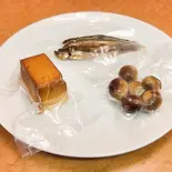 燻製3種盛(チーズ、干魚、うずら)（居酒屋たこっちさん）