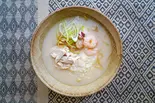 サラダチキンのちゃんぽんクッパ（あったかクッパとチヂミのお店『のこのこ』）