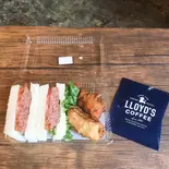 コンビーフサンドランチ（lloyd's coffee 西岡店）
