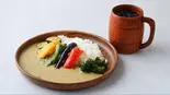 ベジGreenカレードリンクセット（塗り絵カフェ ＆Green）