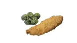 白身魚のフライ(1枚)+ブロッコリーの素揚げ増量（スープカレー FAT BAMBOO(ファットバンブー)）