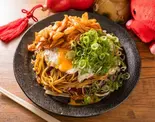 豚モダン(大) / Modern Pork Okonomiyaki (Large size)(たこ焼きひさご 東淀川駅前店)