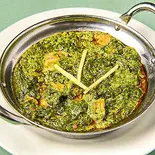 マトンほうれん草カレー Mutton Spinach Curry / Saag Mutton（アジアンダイニング＆バー ALIBABA RESTAURANT）