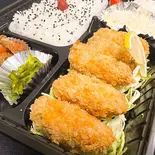 カキフライ弁当(みそ汁付)(歌舞伎町の台所 かど平 × ホルモン焼 幸永)