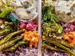 日替わりおばんざい定食5品(バンザイウタゲ)