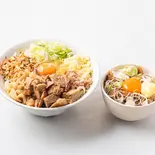 まぜそば＆DX丼セット（マシマシらーめん物語はここから始まるのだ。大井競馬場前店）