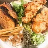 油そばデラックス大（麺家あべの）
