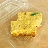 ネギ入り手造り玉子焼き 2切 【気まぐれ菜】（おかずと弁当の店 菜や）