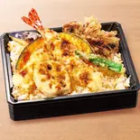 天重【ご飯大盛】 Shrimp & Veggie on Rice(華屋与兵衛 目黒八雲店)