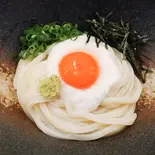 とろ玉ぶっかけうどん(温 冷)（おうどん処たべよし）