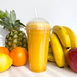 マンゴー×パインスムージー Mango x Pineapple Smoothie(【ヘルシーアサイーボウル】&【グリークヨーグルト】 GOODスムージー 錦糸町店 Acai Bowls and Smoothies)