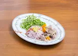 豚肉と白いんげん豆の白ワイン煮込みごはん（コマグラ カフェ）
