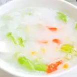 野菜入りお粥/Vegetable porridge(中華料理 龍門)